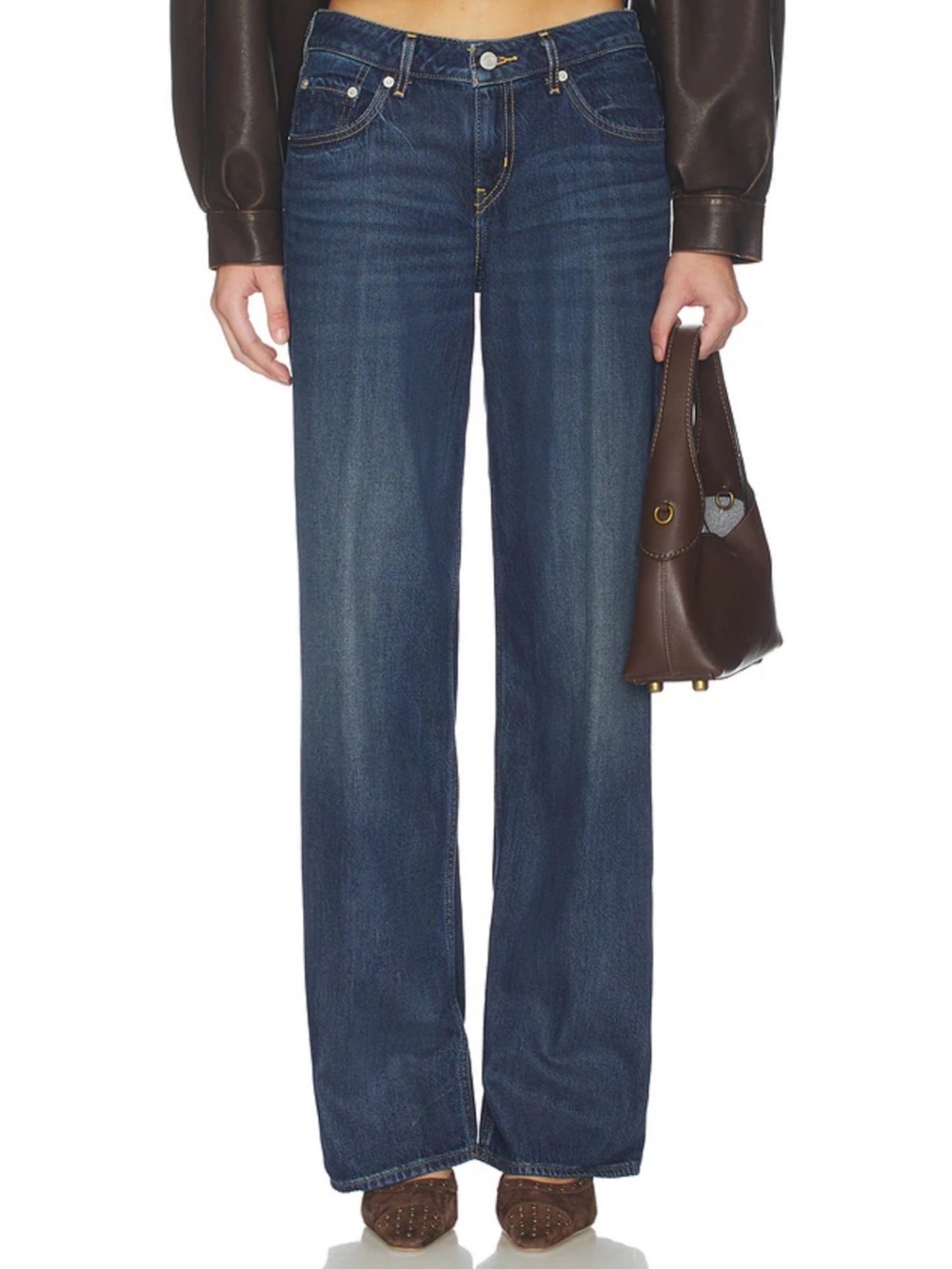 Levi’s Low Loose Jean in Medium / Dark Wash - 28